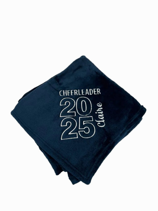 Senior Cheerleader Blanket (Personalized)