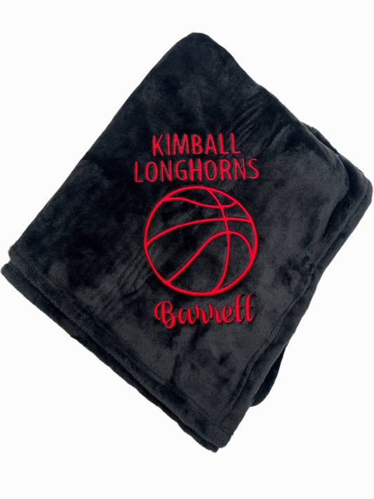 Basketball Blanket (Personalized)