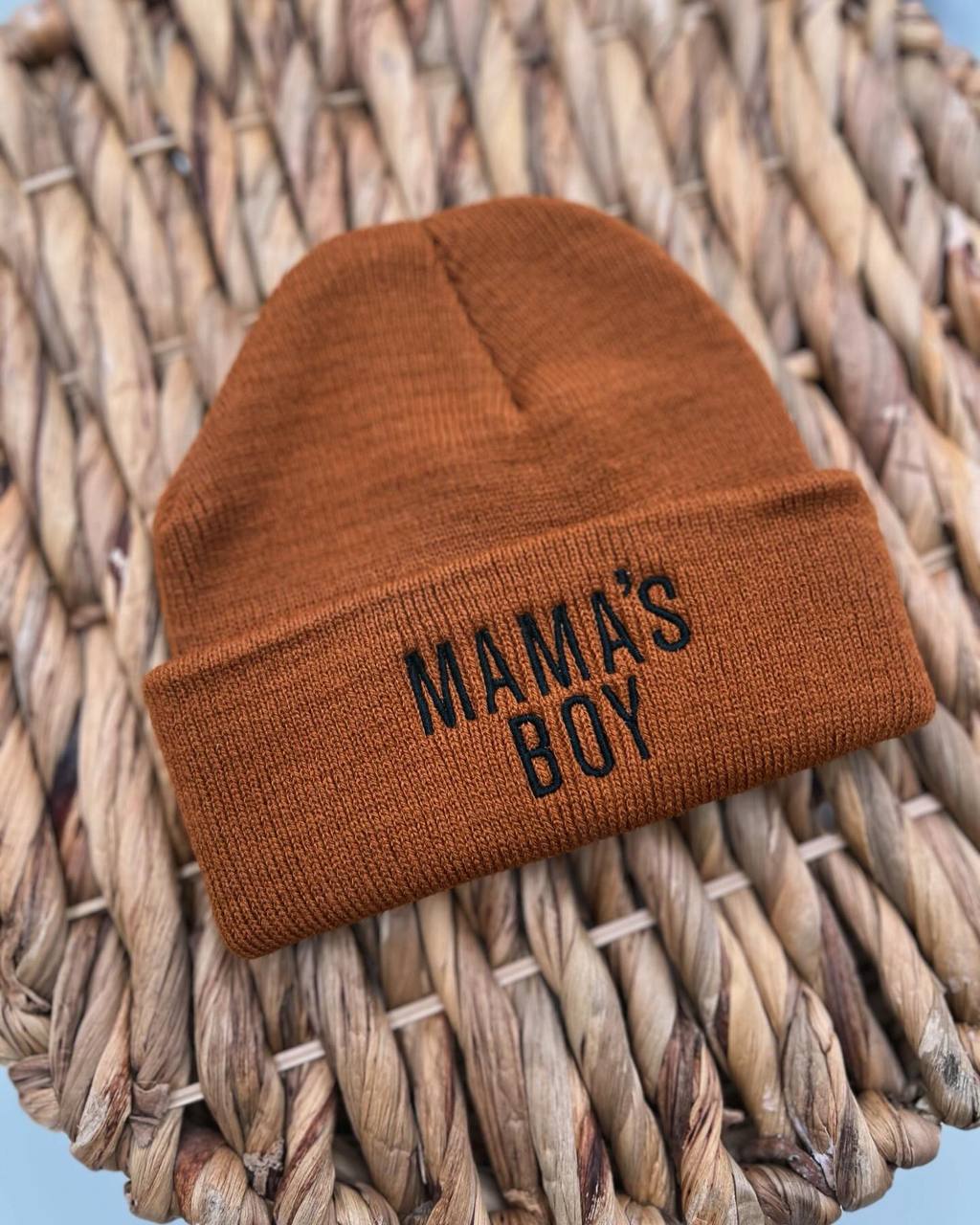 Mamas Boy Beanie Hat (Customizable)