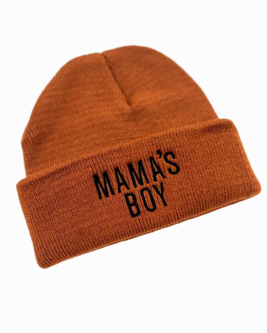 Mamas Boy Beanie Hat (Customizable)